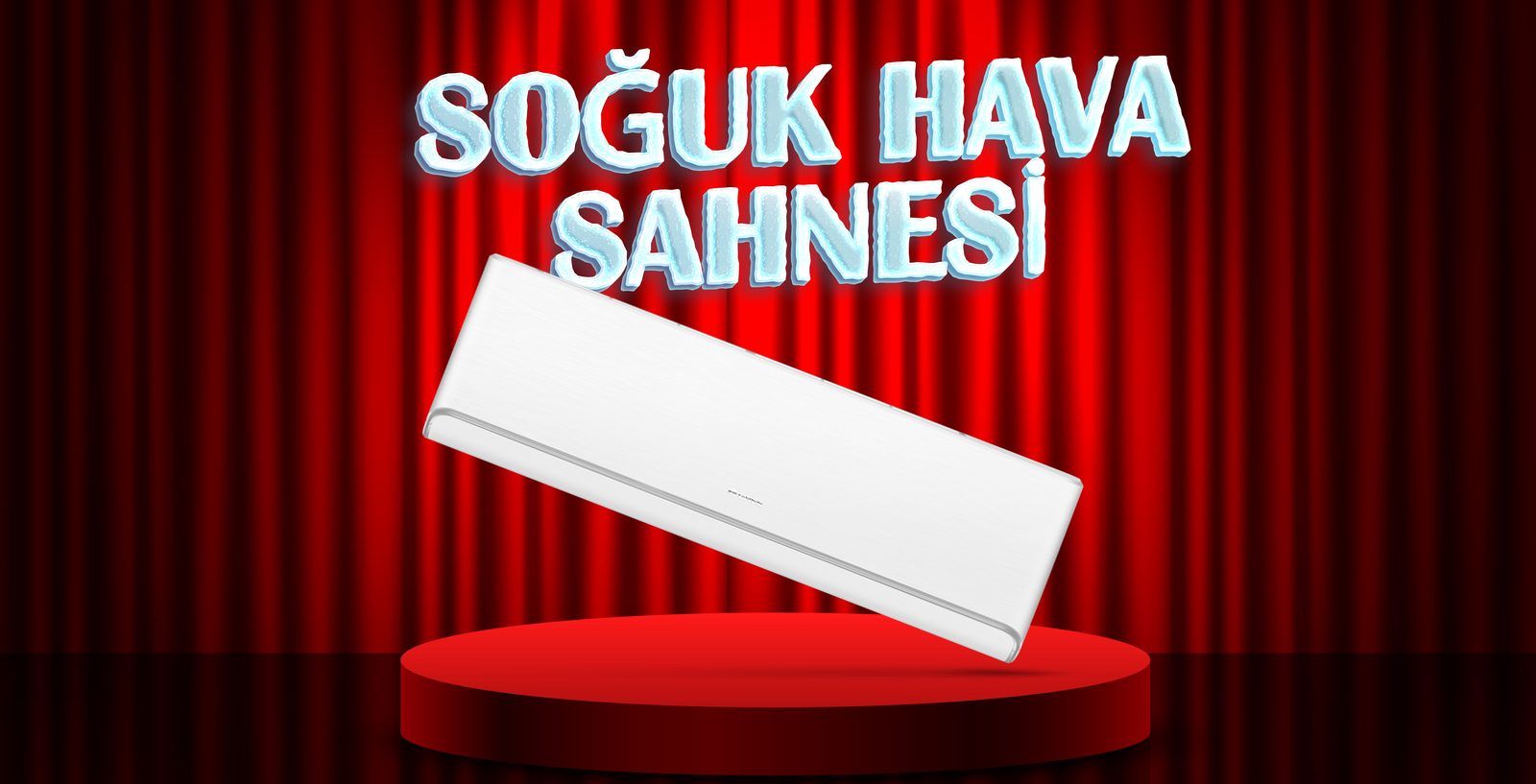GREE Soğuk Hava Sahnesi — duvar tipi klima